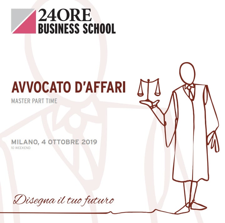 Marzio Molinari and Alessandro Manico speakers at 24Ore Business School' Master "Avvocato d'Affari" on legal aspects of business finance, M&A and private equity transactions