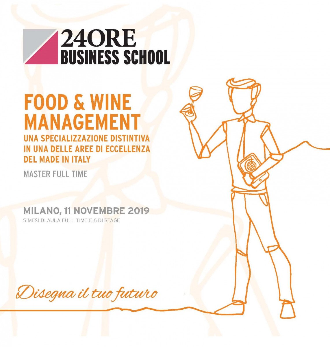 Andrea De Panfilis, Caterina Giacalone and Alberto Passera lecturers at the "Food & Wine Management" Master organized by 24Ore Business School