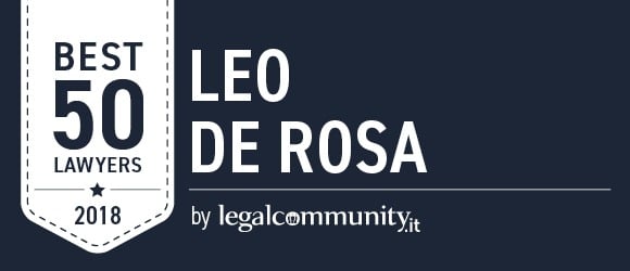 Leo De Rosa among Legalcommunity Best 50 Lawyers